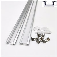 5pcs 20inch 0.5m 12mm strip Embedded led aluminium profile for led bar light, led aluminum channel, flat aluminum housing