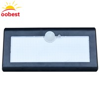 oobest 38 LED Solar Light IP65 Waterproof Wide Angle Security Motion Sensor Light Motion Activated for Patio Garden 2017 Hot