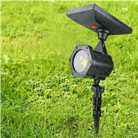 Waterproof outdoor solar laser light red green lawn lamp decoration holiday lighting with free gift snow sticker