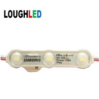 Ultrasonic SMD5730 DC12V 1.2W 3LEDS Injection LED Module Samsung waterproof IP68 with 160 degree lens CE ROHS freeshipping