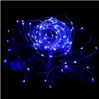 1M 10 LEDs Copper Wire Fairy String Light AA Battery Powered Night Warm Christmas lamp For Christmas Holiday Festival Decoration