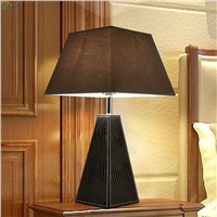 Modern Novelty Cortex Led Table Lamp Simple Fabric Shades Bedroom Led Table Lights Fixtures Living Room Led Desk Lamps Tefellamp