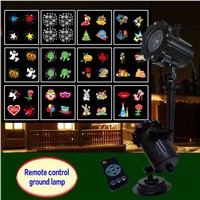 12 kinds of pattern card lamp Lawn lamp Snow lights LED Christmas lights all saints lights