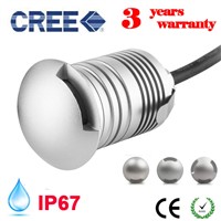 CREE LED IP67 12V 24V Outdoor Garden Patio Paver Recessed Deck Floor Wall LED Underground Lamp Light Landscape Sidewalk Lighting