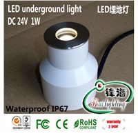 Garden Driveway Walkover Lights with Stainless Steel Panel and Aluminum Body DC24V Low Voltage