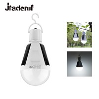 Jiaderui Solar Lights E27 Hanging Solar Lamps 7W 12W 85-265V Rechargeable Bulb for Outdoor Hiking Camping Tent Fishing Lighting