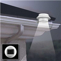 oobest Safe Environmentally-Friendly Solar Lghts 3LED Sink Fence Eaves Landscape Garden Light Outdoor Sensor Wall Lamp