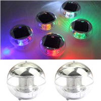 LAIDEYI Solar Waterproof Underwater Lights For Pools 7colors Changing Pond Fountain Floating Rainbow Night Lights LED