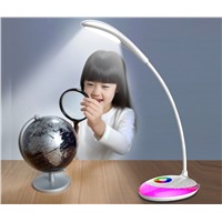 Eyes-Protectable 3W full Color Adjustable Brightness LED Table Lamp Touch Control Multi-angles kids Reading Light desk lamp