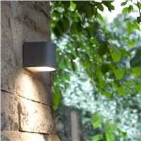Modern LED wall light Porch lights for bathroom Waterproof IP54 Single garden outdoor lighting Aluminum wall lamp with bulbs