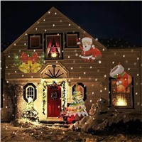 Trecaan Valentine&amp;amp;#39;s Day Halloween Christmas Outdoor Laser Projector Lamps With 12 Pattern Garden Landscape  Projector Light
