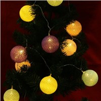 10 LEDs Cotton Ball/Yellow Chicks Lights String Xmas Wedding Party Decorations Fairy Lamp
