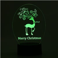 Xmas Series Christmas Decorations Home Party 3D Lamp LED Night Light Luminaria Santa Claus Tree Snowman Christmas&amp;amp;amp;New Year Gifts