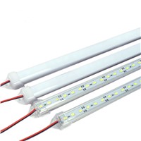 10pieces 1m 5630 5730 white dc12v hard rigid bar strip with U aluminum profile cover channel housing cabinet light kitchen light