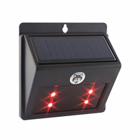 Solar Powered Red LED Predator Deterrent Lights Nocturnal Repellent Scares Farm Garden Pasture Orchard Corral Chicken Light