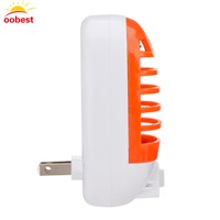 oobest Summer Indoor Mosquitoes LED Electric UV Light Zappers Fly Insect Killer Lamp Silent Night Lamp Pest Control US Plug