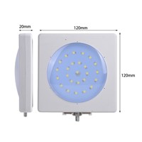 25 LED Waterproof Solar Sensor Wall Light Motion Detection Square Shape Solar Lamp for Outdoor Garden Pathway Courtyard Lighting