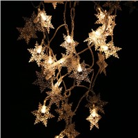5M 40LED Romantic Fairy Star LED Christmas Lights Curtain String Lighting For Holiday Wedding Garland Party Decoration