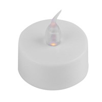12pcs Battery-Powered Led Candle Solar Light LED Lamp Cylindrical Yellow Tea Light Warm White For Christmas Wedding Party Decor