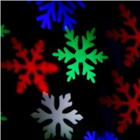 IP65 LED Snowflake Projector Christmas Lights,  Waterproof Snowflake Spotlights Lamp Moving Automatically Landscape Lighting