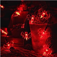 String Lights for Christmas Outdoor Indoor Wedding Halloween String Lights Bat Shape Christmas Xmas Tree Decoration Lights