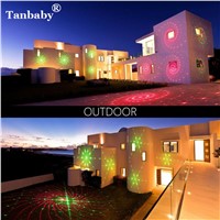 Tanbaby Outdoor led Laser Christmas Light 9 Shapes Waterproof Red+Green For Holiday,Parties,Landscape Garden Decoration EU or US