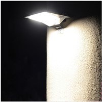 Solar IP44 outdoor led wall lamp ,led porch light wire free 2W 10-12hours last PIR sensor human reaction led street light
