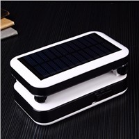 LED Desk Lamp Portable Solar Powered Foldable Lights Rechargeable Reading Lamps for Outdoor/Indoor Use (US Plug)