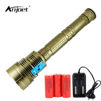 ANJOET Diver Torch Light 14000 lumen Durable 7*XM-L2 DX7 Underwater LED Diving Flashlight Outdoor hunting+Charger+26650 Battery