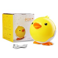 Cartoon Duck Night Light Eye Protection LED Table Lamp Touch Switch Kids Bed Desk Table Lamp Christmas Gift Small Night Light