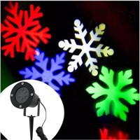 LED Christmas Snowflake Projection Lamp Lights Outdoor Indoor Lawn Laser Lighting Christmas Decorations for Home New Year Party