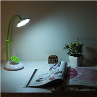 LAIDEYI SunFlower Desk Lamp USB Charge Student Reading LED Lamp Bedroom Bedside Decoration Night Light Home Table Lamp