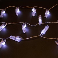 20 LEDs USB Photo Clip LED Lighting Strings Christmas String Lights Holiday Decor Fairy Lights Warm White/White/Colorful