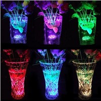 oobest RGB 10-LED Waterproof Submersible Lighting Birthday Wedding Party Decoration Light Remote Control Lamp