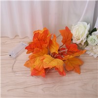 10 Leds Lights Novelty Maple Leaf Fairy Garland LED String Wedding Event Thanksgiving Home Decor L15