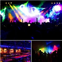 TSLEEN Led Stage Lights 18 Led DMX512 Disco Laser RGB Effect Light Party Christmas Xmas Laser Projector Lamp Outdoor DJ Disco