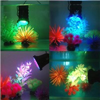 5 Pin 1 RGB Incremental Change 36LED Submersible led aquarium light IP68 Underwater LED Spotlights Garden Fish Tank 4 Kind Pulgs