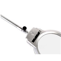 Large Lens Lighted Lamp Top Desk Magnifier Magnifying Glass With Clamp LED Light