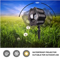 LED Snowfall Projector Lights, Christmas Light White Snow Waterproof Decoration Lamp Remote Landscape Holiday Party Event