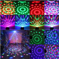 ZINUO Sound Activated Disco Lights Rotating Magic Ball Light 3W RGB LED DMX For Christmas KTV Xmas Wedding Show Pub Stage Lamp