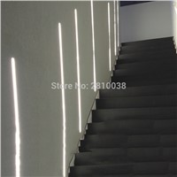 100 X 1M Sets/Lot Super slim led strip aluminium profile and 10mm wide U-shape alu profile channel for ceiling or wall lights