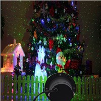 Tanbaby Indoor/Outdoor Waterproof Dynamic Red&amp;Green 2 in 1 Starry Sky Laser Projector Spotlight led for Holiday Christmas lamp