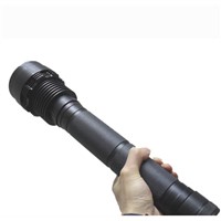 Rechargeable HID Torch Lumen 85W Dual Power 1000Meters Xenon Light Tail Light Black Aluminum Alloy HID Flashlight