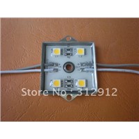 4pcs smd 5050 waterproof LED module,White color;DC12V