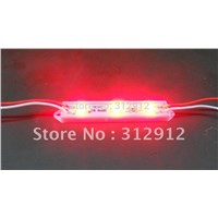 3pcs 5050 SMD LED module,plastic case,RED color,DC12V,20pcs a string;75mm*12mm