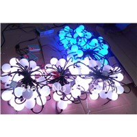 50pcs full color ball type led pixel module,DC12V input,3pcs 5050 RGB+WS2811 IC;with RF controller and power supply