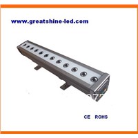 500mm IP65 12x3W built-in dmx decoder RGB   led wall washer used for grand theaters and musemus