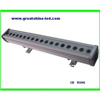 600mm IP65 18x3W built-in dmx decoder RGB   led wall washer used for supermarkets and stages