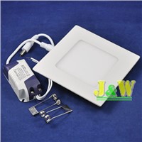 10pcs/lot, Ceiling Panel Light  430LM 6W AC85-265V SMD2835 30leds Square Shape Warm/Cool White Mini LED  DHL/Fedex shipping
