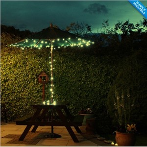 2pcs/Lot 100 Warm White LED Solar Fairy Lights Outdoor Garden Light Magical Christmas String Lights Holidays Decor String Lights